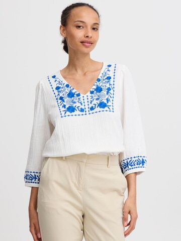 b.young Bluse 'Icolet' in Weiß: Vorderseite