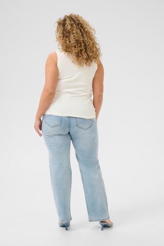 Haut 'KCcarina' KAFFE CURVE en blanc