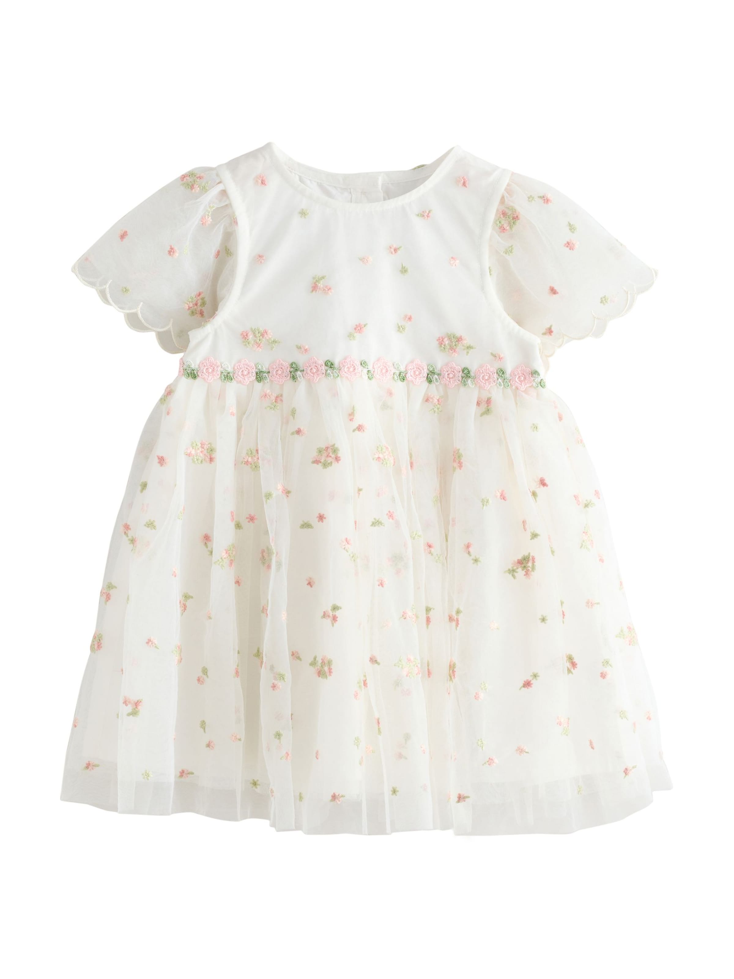 bēšs Next Kleita: no priekšpuses