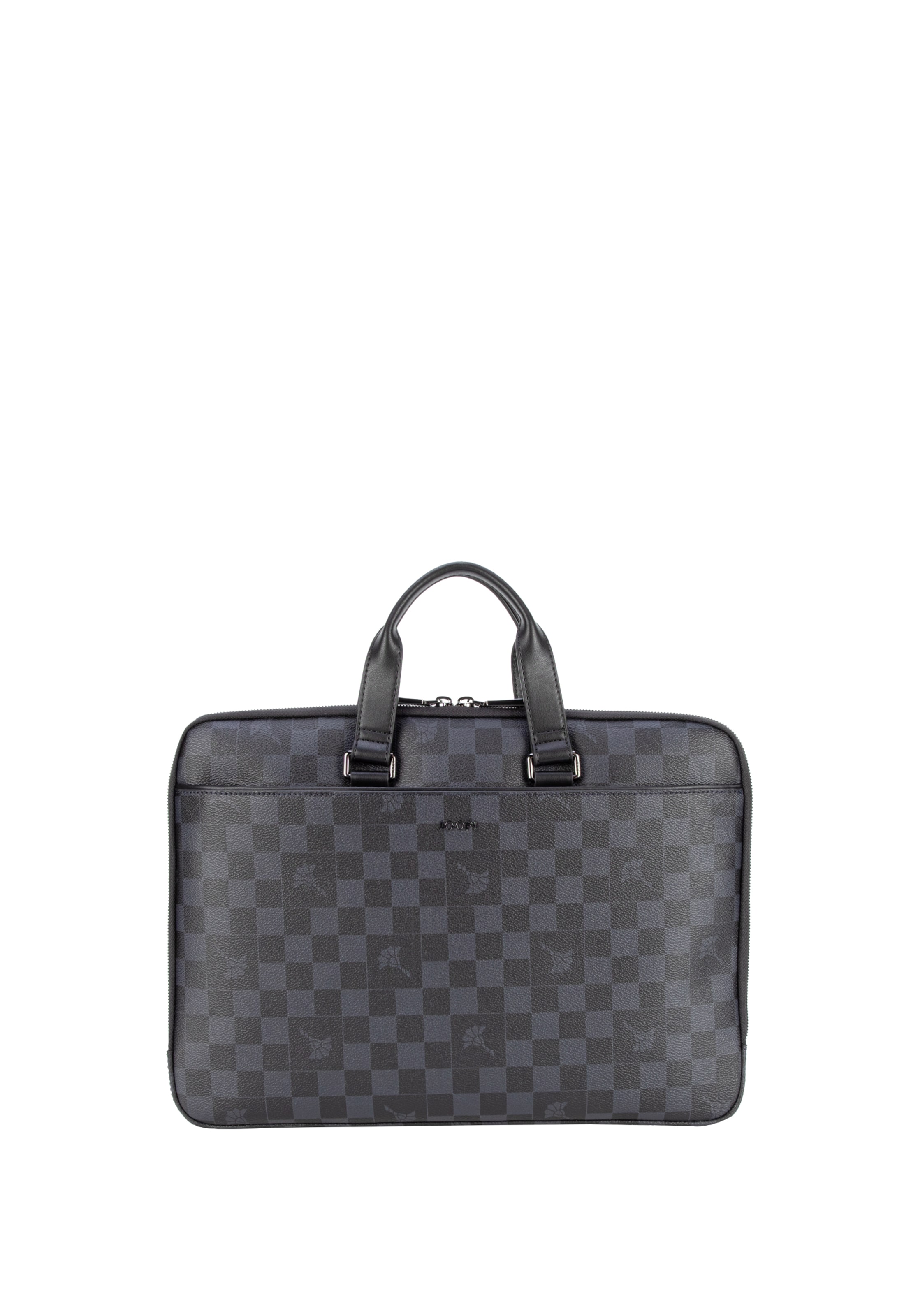 JOOP! Sac d’ordinateur portable 'Cortina Piazza Janus' en bleu marine / noir, Vue avec produit