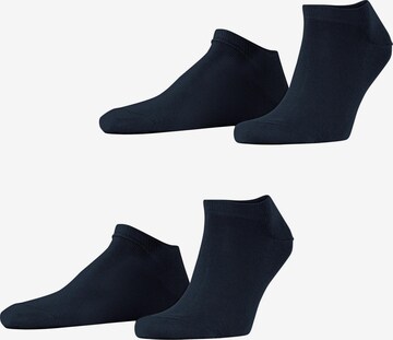 ESPRIT Füßlinge 'Basic Uni 2-Pack' in Blau: Vorderseite