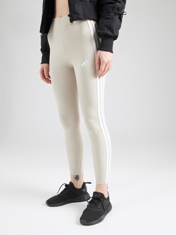 ADIDAS SPORTSWEAR Скинни Спортивные штаны 'Essentials' в Бежевый: спереди