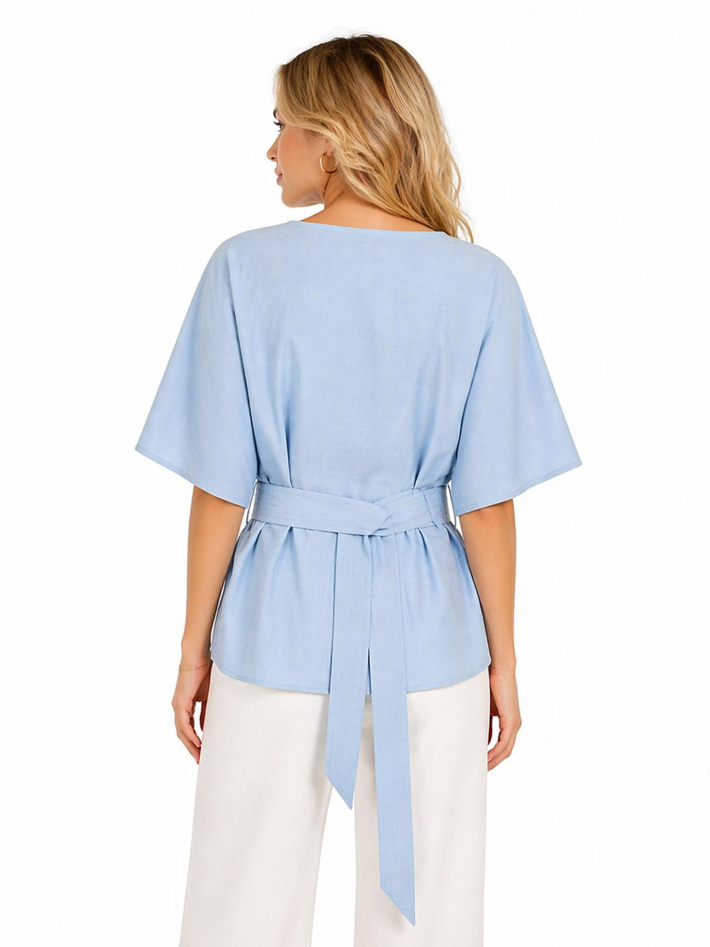 MOS MOSH Blouse 'MMRikas Roy' in Blue