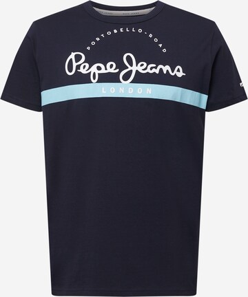 Pepe Jeans T-Shirt 'ABREL' in Blau: predná strana