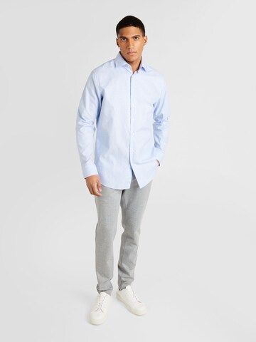 Coupe regular Chemise business SEIDENSTICKER en bleu