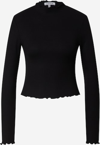 melns EDITED T-Krekls 'Daniela': no priekšpuses