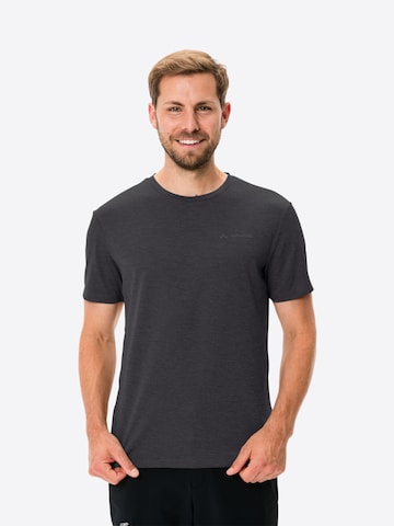 VAUDE Funkční tričko 'Essential' – šedá: přední strana