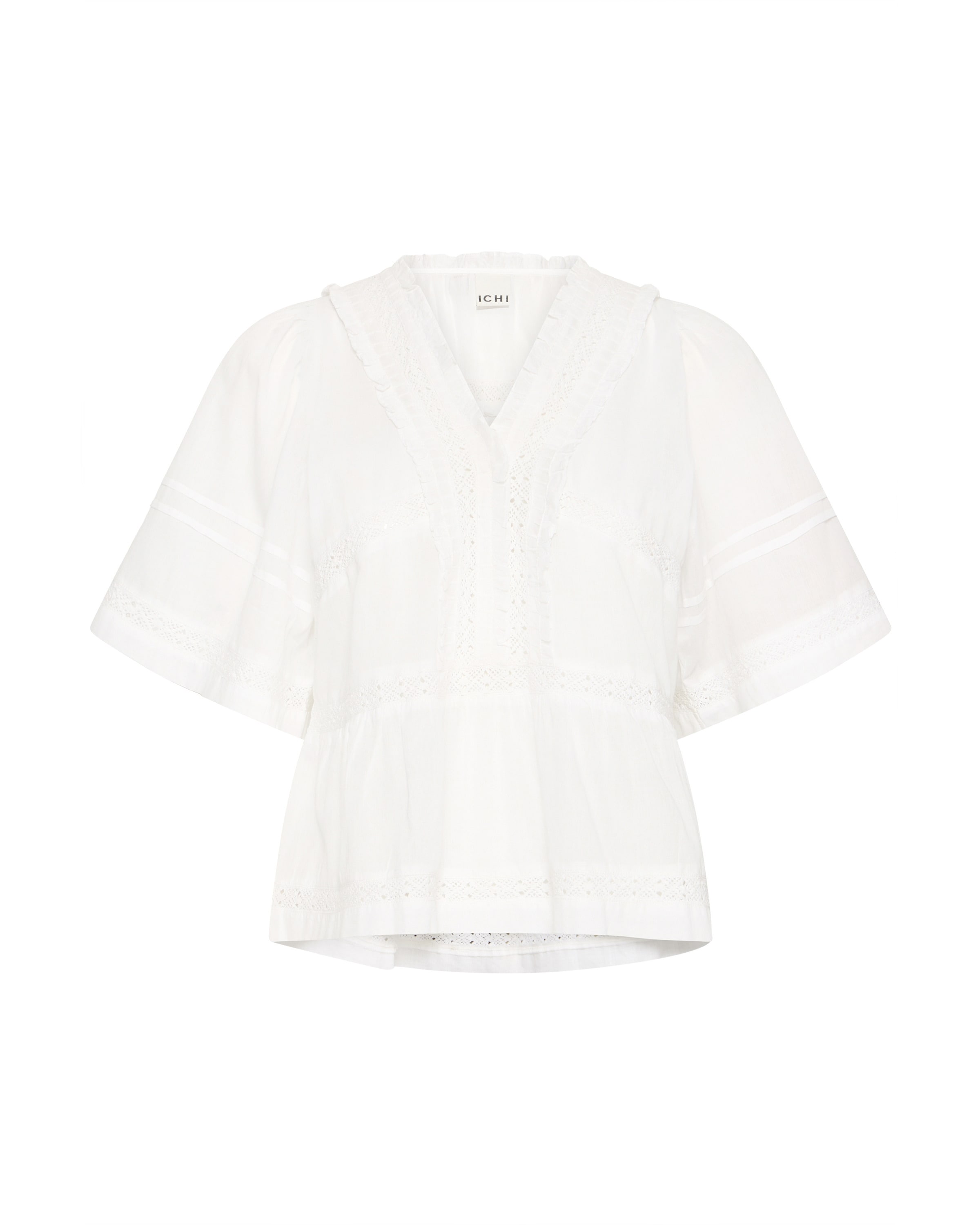 ICHI Shirt 'VOILANA' in White: front