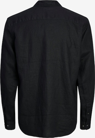 juoda JACK & JONES Standartinis modelis Marškiniai 'Lawrence'