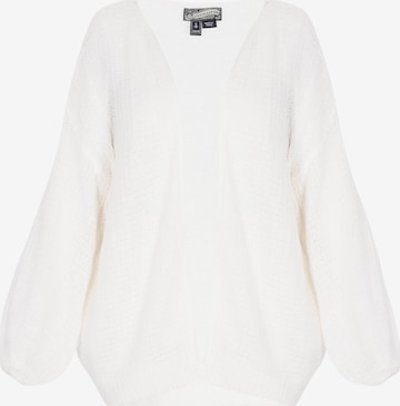 DreiMaster Vintage - Casaco de malha oversized em branco: frente