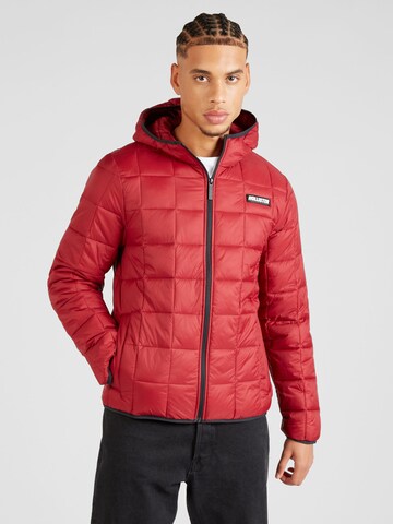 Veste mi-saison HOLLISTER en rouge : devant