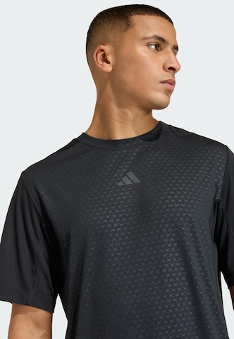 Tricou funcțional 'D4T POWER' de la ADIDAS PERFORMANCE pe negru