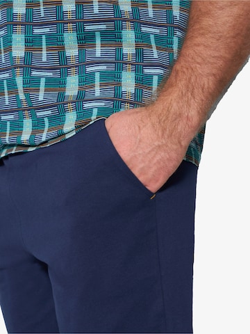 Jan Vanderstorm Short Pajamas 'Lanfur' in Blue