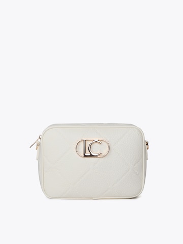 Sac à bandoulière Lola Casademunt en blanc : devant