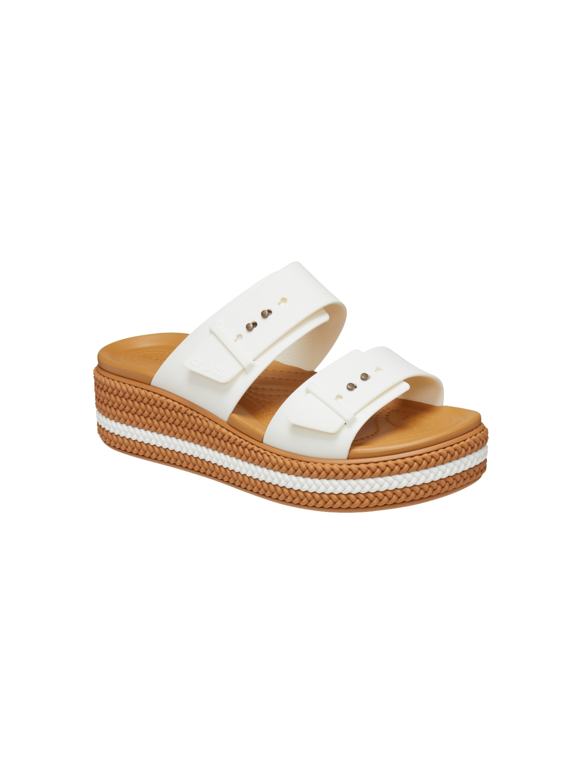 Sandales 'Brooklyn Woven Buckle Sandalen zum Anziehen' Crocs en noir
