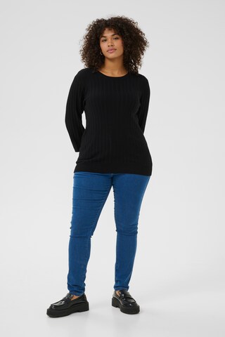 Pull-over 'Lizzy' KAFFE CURVE en noir