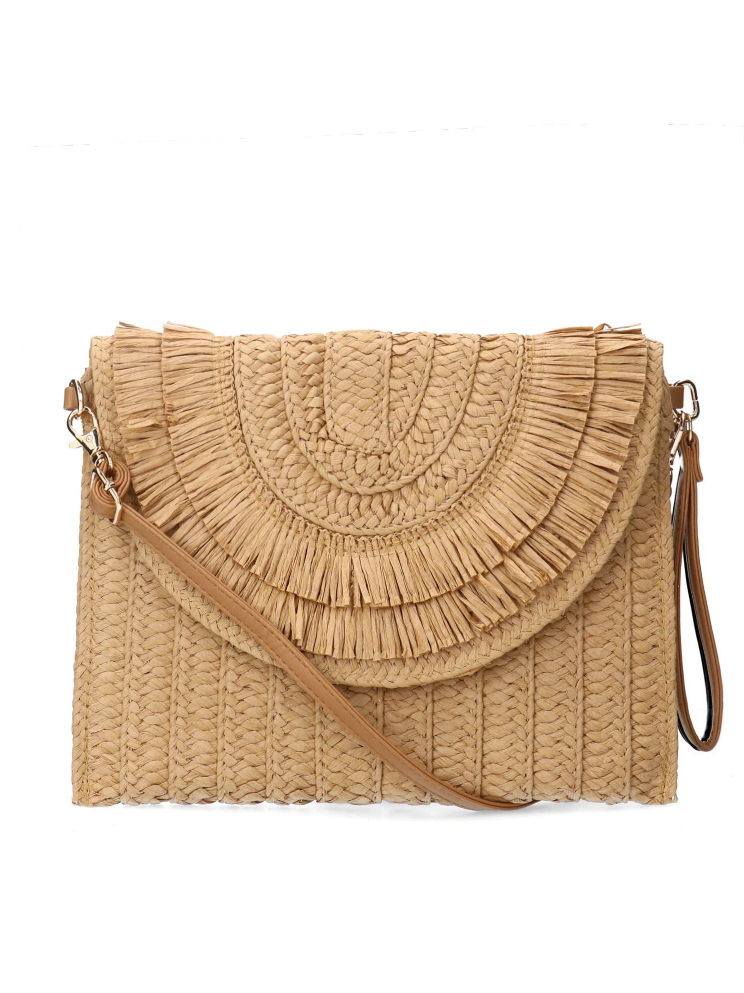 MANFIELD Umhängetasche in beige, Produktansicht