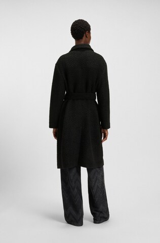BOSS Orange Between-Seasons Coat in Black