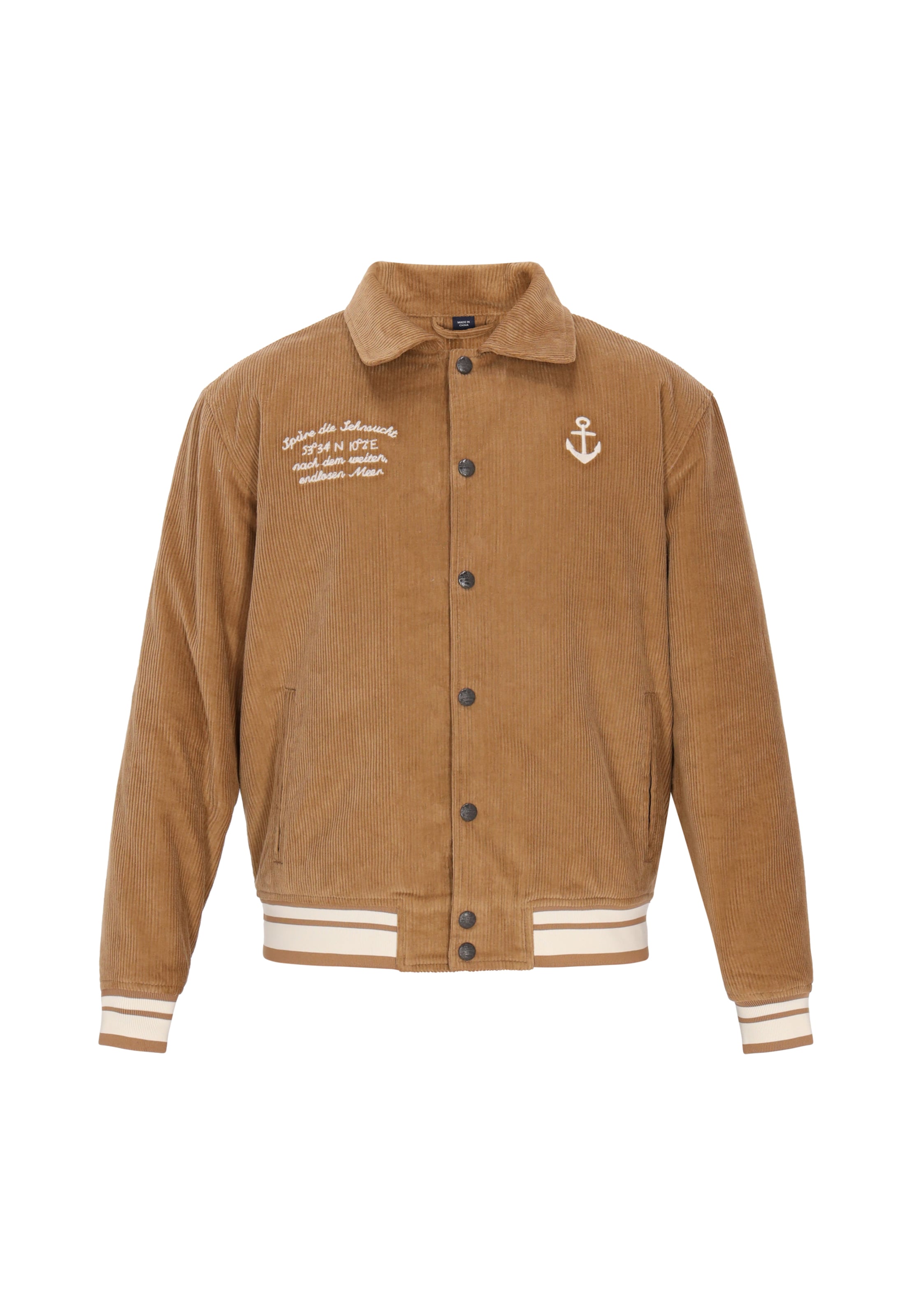 Veste mi-saison DreiMaster Vintage en beige : devant