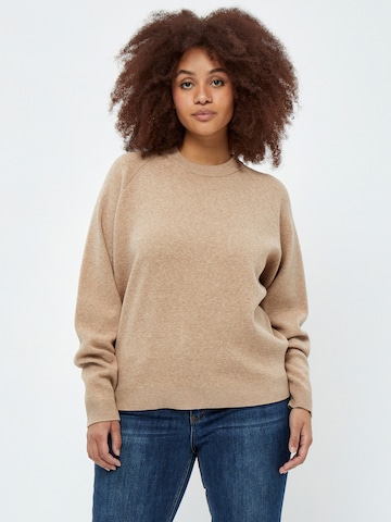 Pullover 'Rosalia' di Peppercorn in beige: frontale