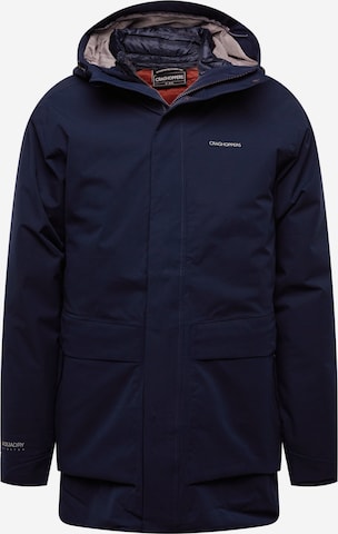 CRAGHOPPERS - Casaco outdoor 'Lorton' em azul: frente