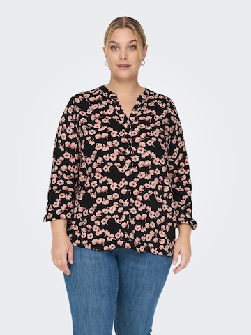 ONLY Carmakoma Blouse 'ANITA' in Zwart: voorkant