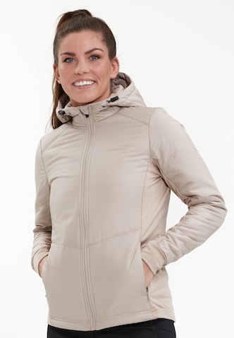 ENDURANCE Athletic Jacket 'Princey' in Beige: front