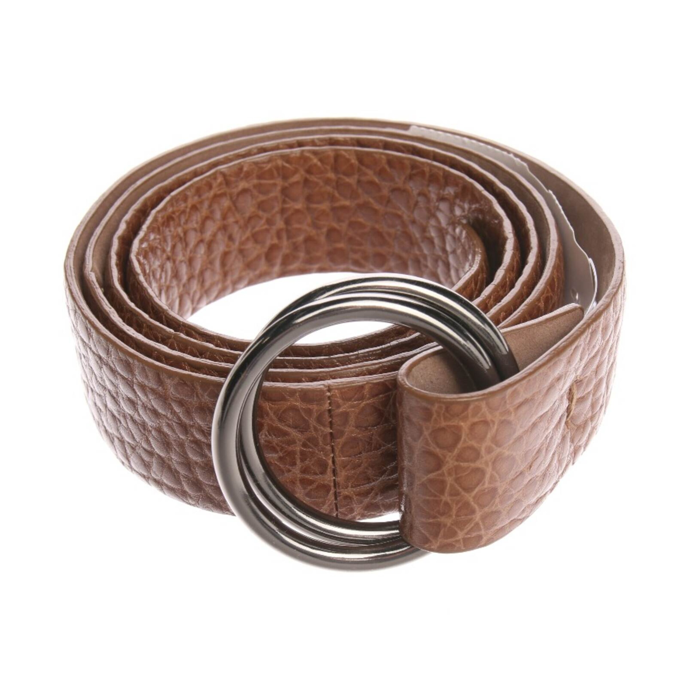 Brunello Cucinelli Gürtel XS in Braun: Vorderseite