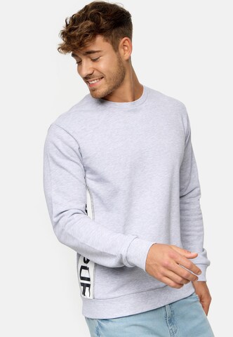 Sweat-shirt 'Nilon' INDICODE JEANS en gris