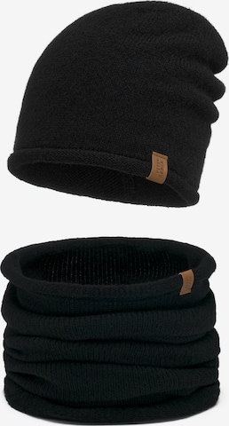 Bonnet '70115 Set' Vivisence en noir : devant