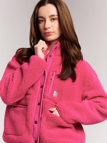 PROTEST Fleece jas 'PRTLUX' in Roze