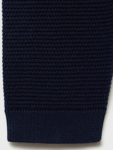 MANGO KIDS Knit cardigan 'JOHN' in Blue