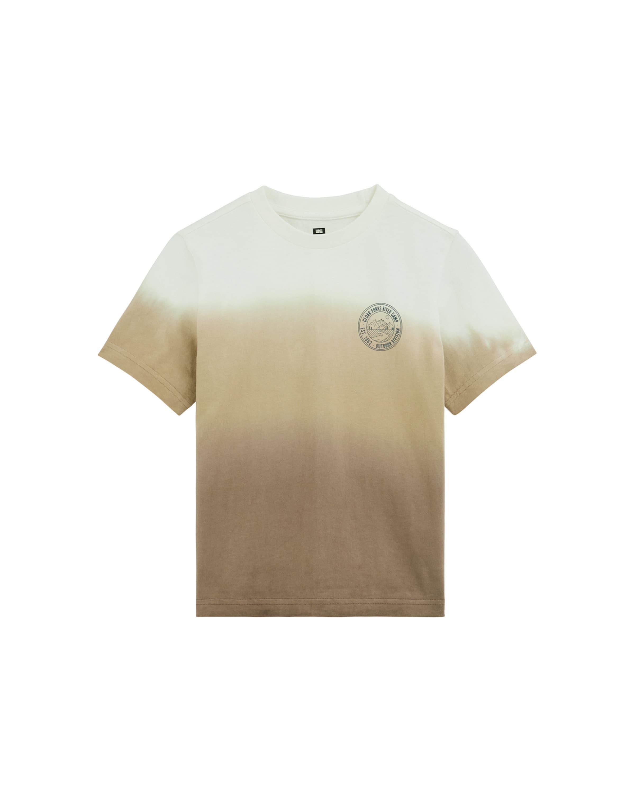 WE Fashion - Camiseta en beige: frente