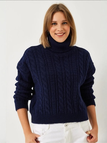 Bianco Lucci Sweter w kolorze niebieski