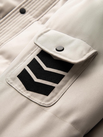 Ombre Winterjas in Beige