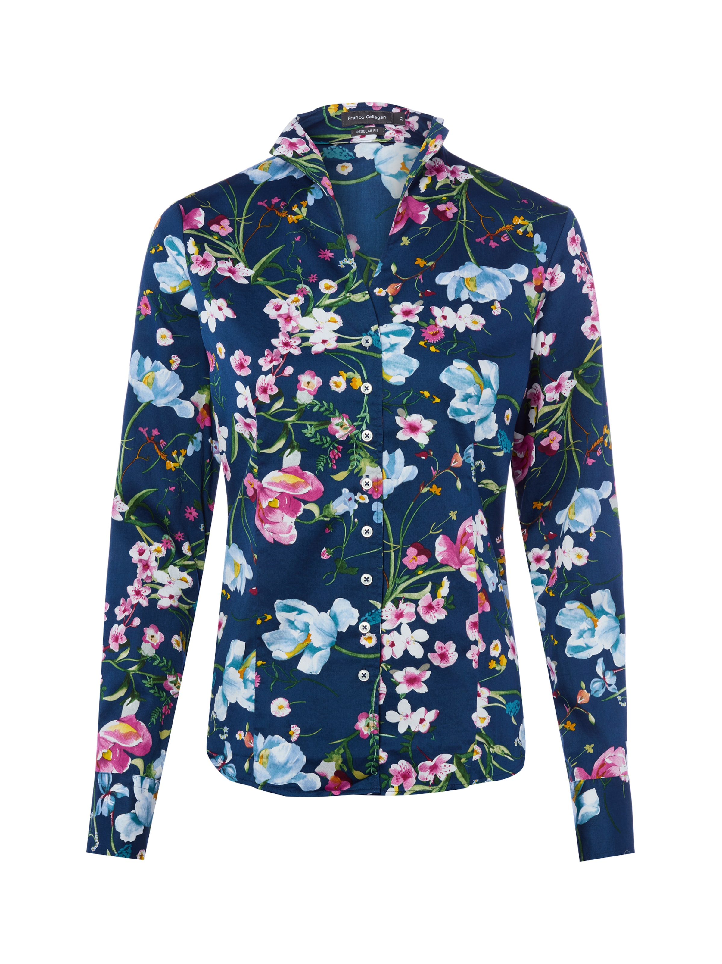 Chemisier Franco Callegari en bleu : devant