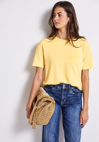 STREET ONE Shirt in Yellow: front