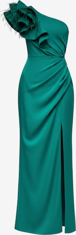 Ombre Avondjurk in Groen: voorkant