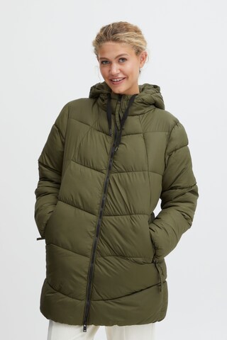 b.young Winter Jacket 'BOMINA' in Green: front