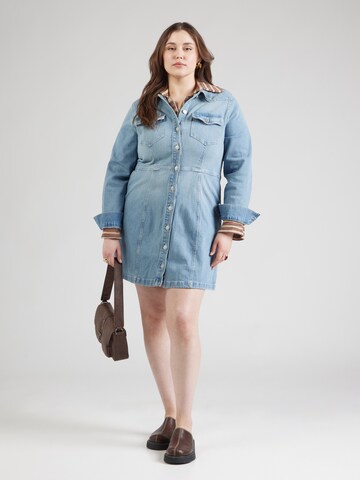 Levi's® Plus Košilové šaty 'Flynn' – modrá