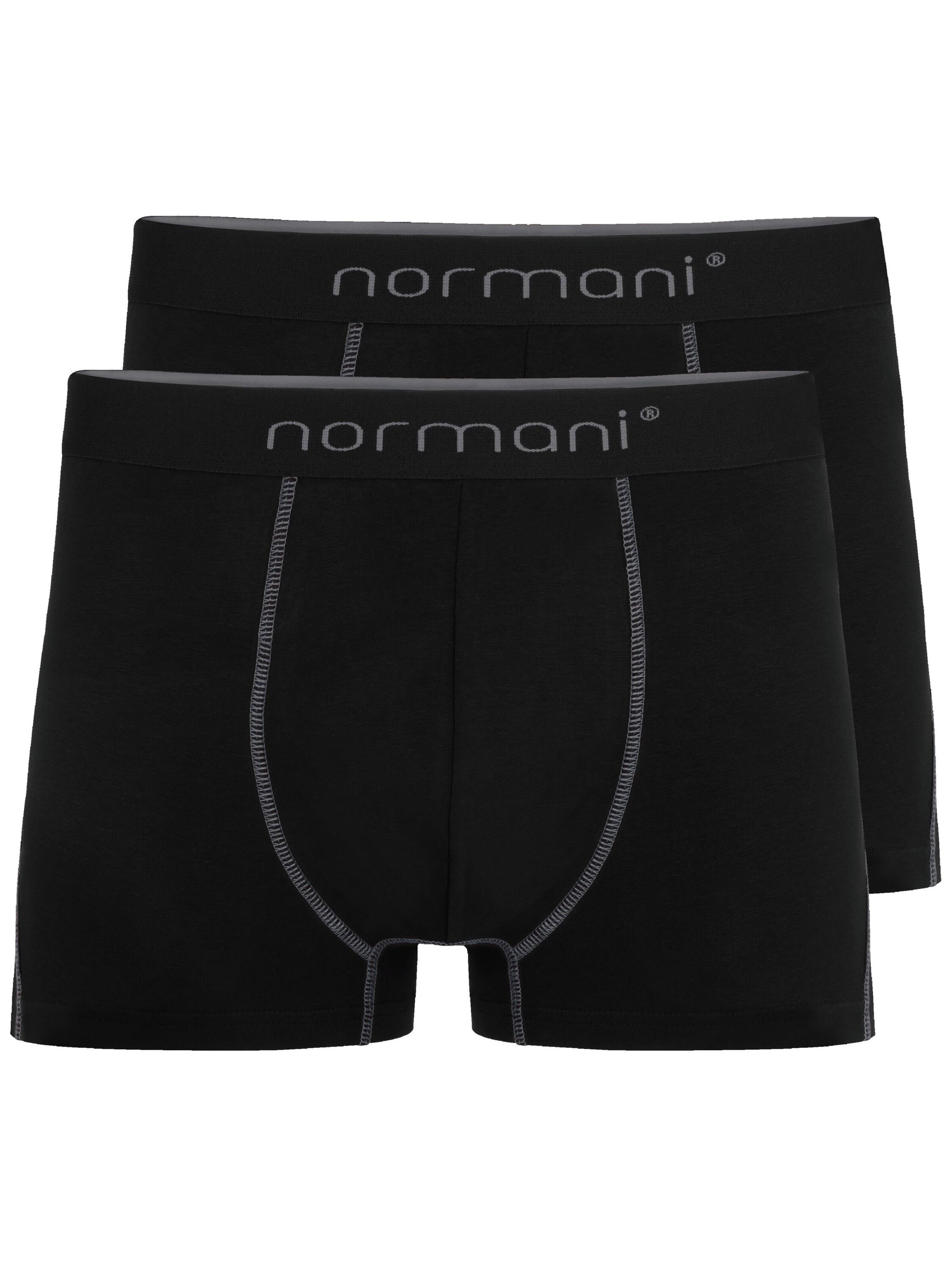 Boxers 'Stanley' normani en noir : devant