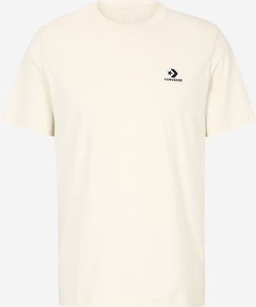 CONVERSE Тениска в бяло: отпред
