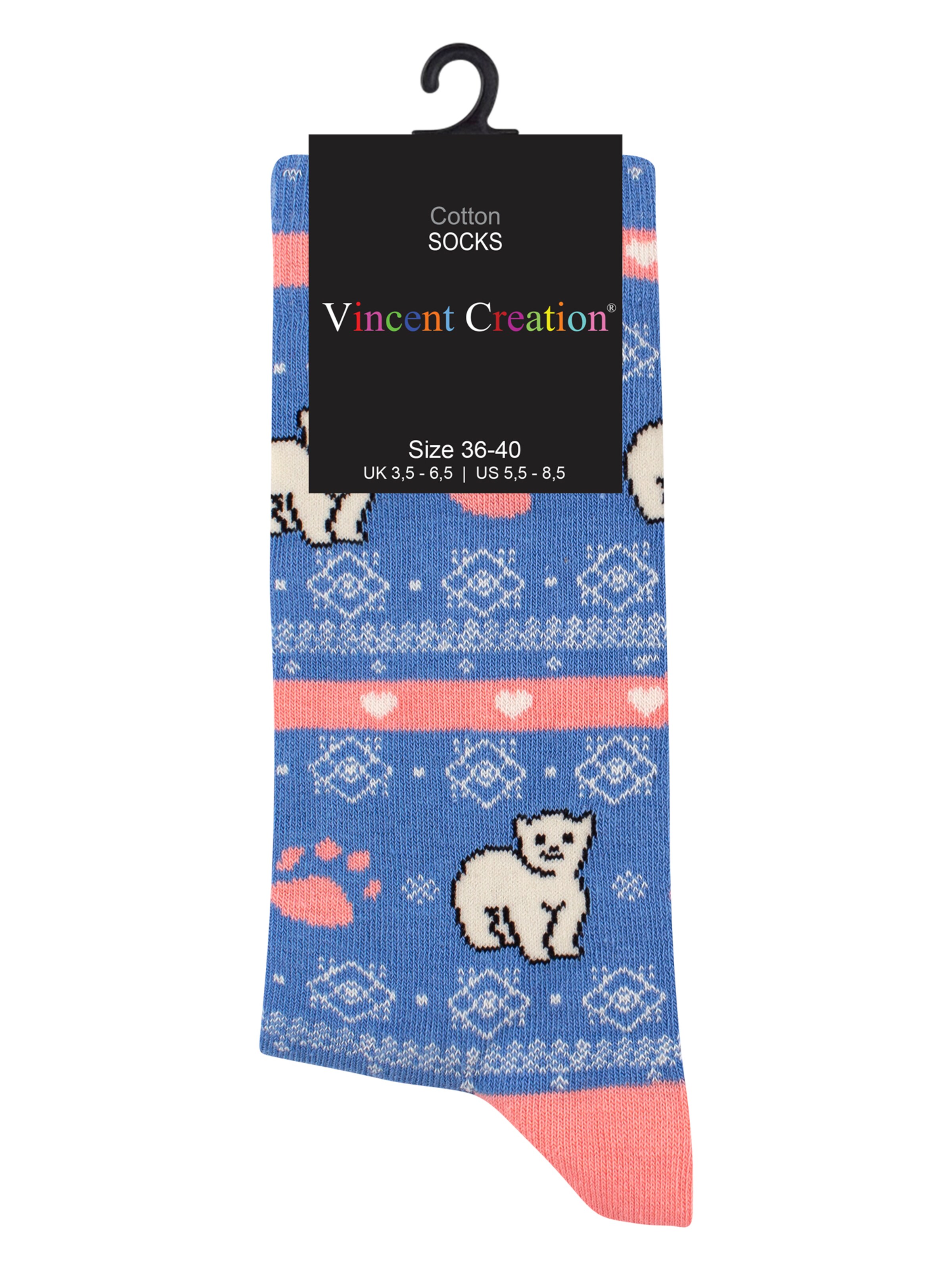 Calzino di Vincent Creation in blu