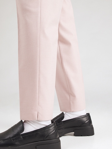 Slimfit Pantaloni cu dungă 'HEDY' de la MORE & MORE pe roz