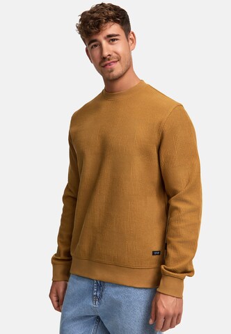 INDICODE JEANS Sweatshirt ' Jago ' in Brown