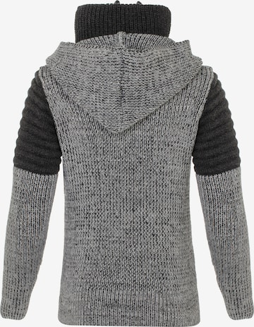 CIPO & BAXX Strickpullover in Grau