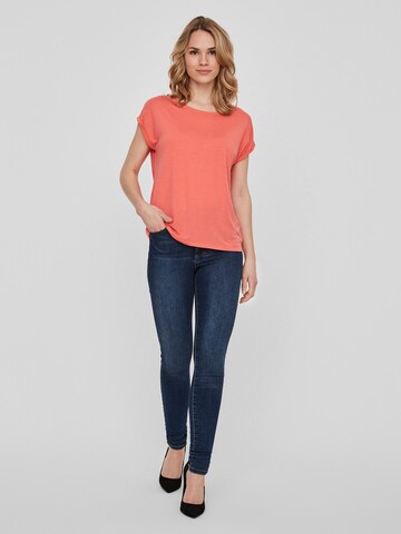 VERO MODA Tričko 'Ava' – oranžová