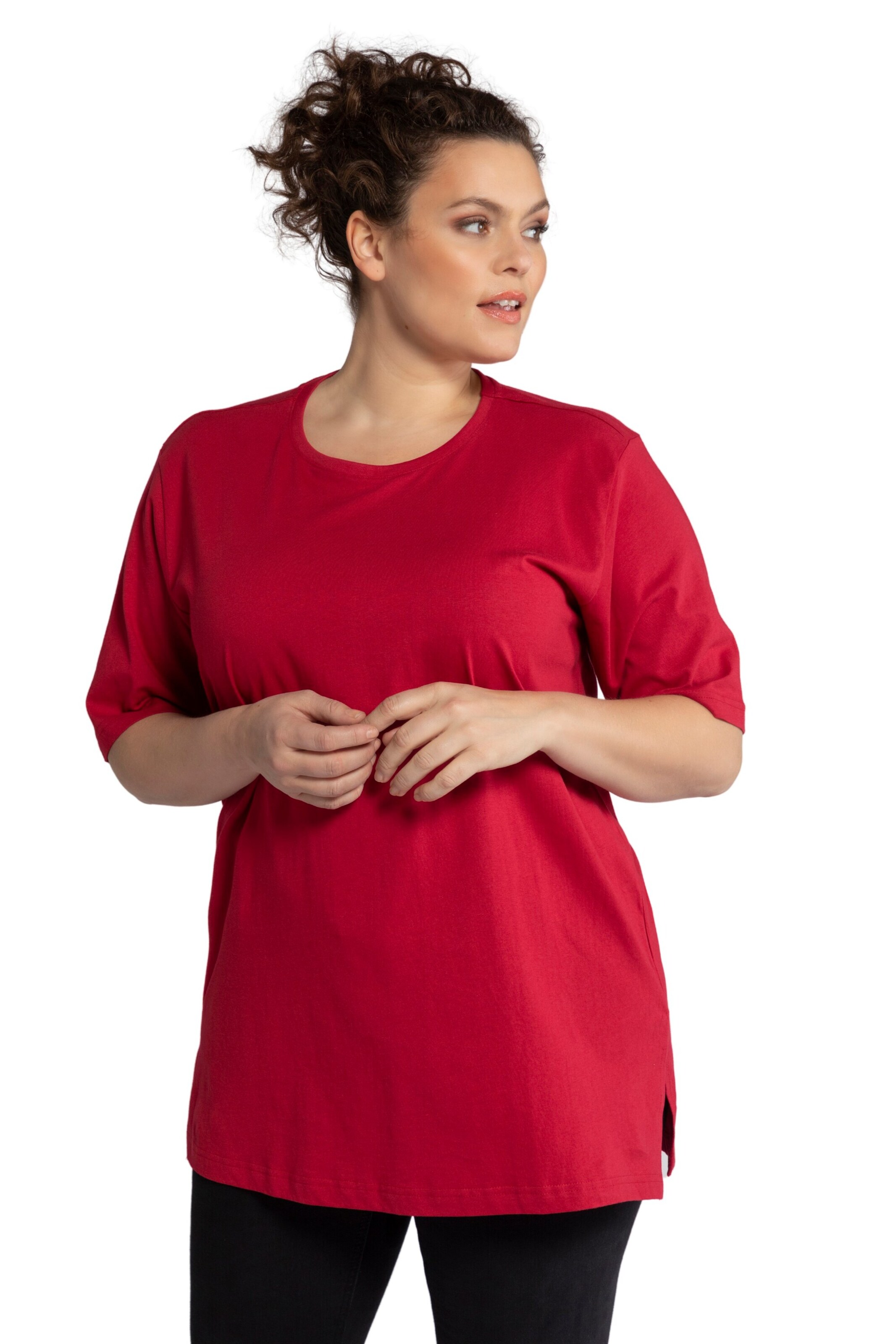 Ulla Popken Shirt in Red: front
