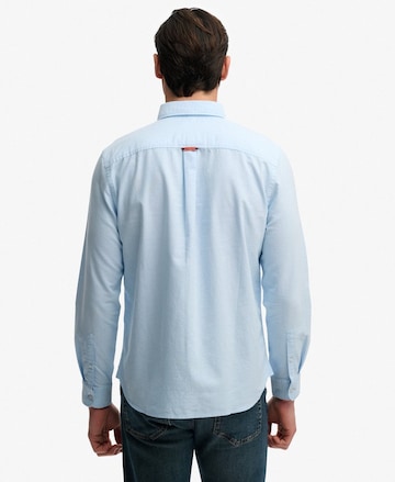 Superdry & Co Comfort fit Overhemd in Blauw