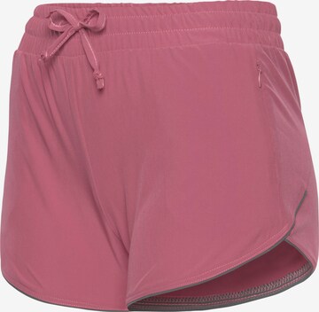 Regular Pantalon de sport LASCANA ACTIVE en rose